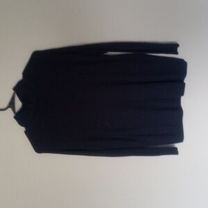 Sonoma Women's Dark Blue Mockneck Sweater